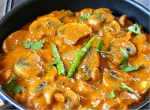 MUSHROOM TIKKA  BUTTER MASALA